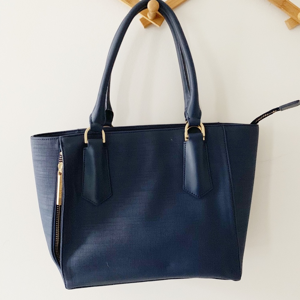Dagne Dover Mini Tote (Midnight Blue)